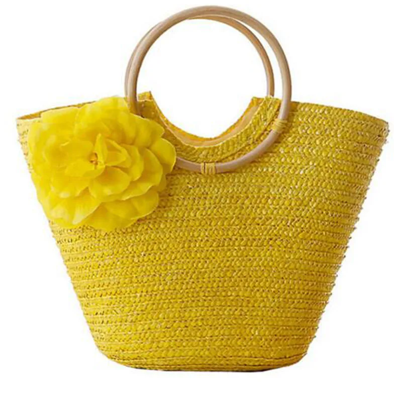 

2019 hot sale Fashion arrive beach bag women handbags Bohemian women straw bag summer handbags bolsas women's bags travel bags