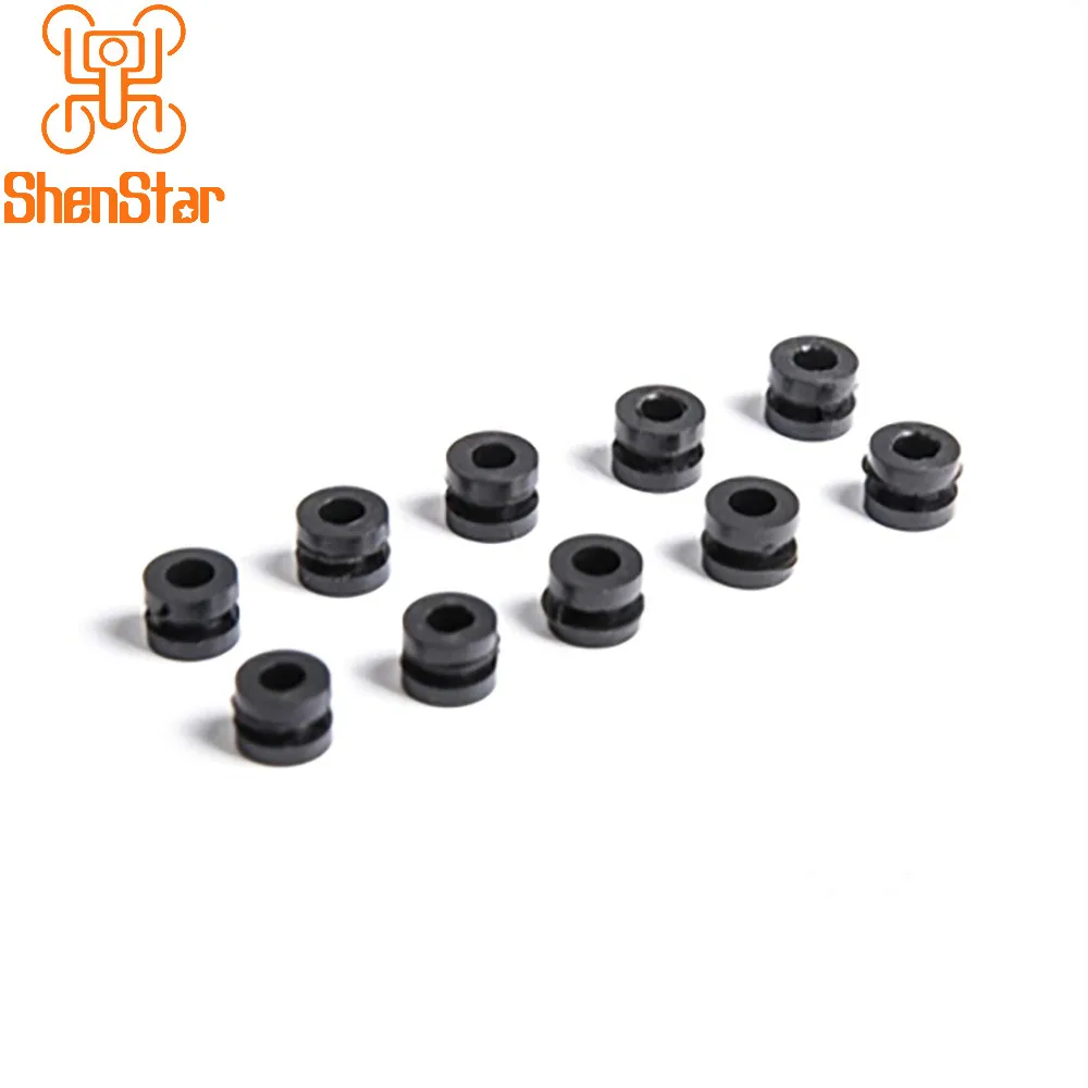 

10PCS IFlight M2*4 M2 Anti-Vibration Washer Rubber Damping Ball for Flight Controller RC Drone Accessory Black Color Optional