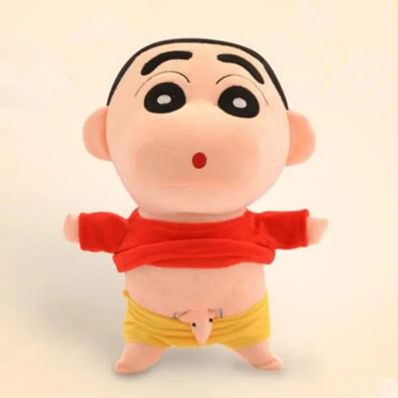 35 см в стиле японского аниме «Син-тян»; озорной Crayon Shin-chan мягкая игрушка фигурка плюшевая кукла игрушки для детей, подарки на Рождество