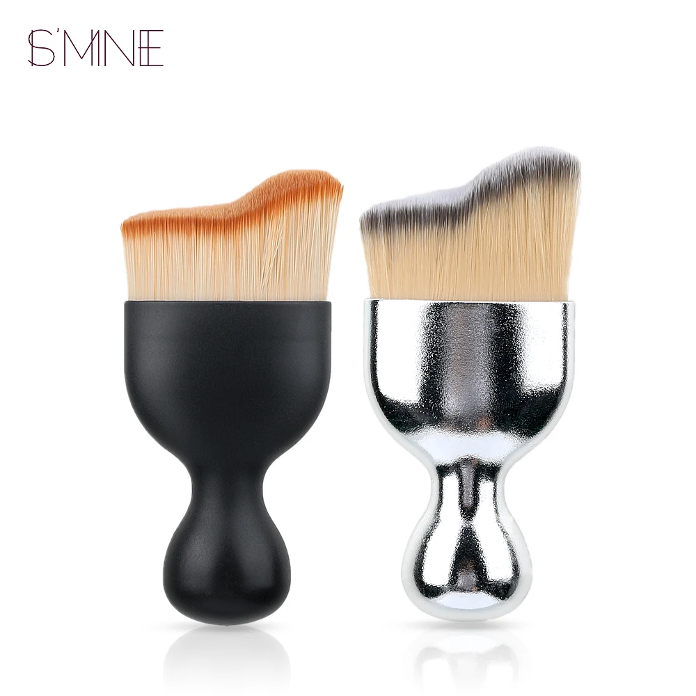 ISMINE волна изогнутый дугой Форма кисти для макияжа лица Пудра Make Up Brush contour Pro Кисть Кабуки Макияж инструмент