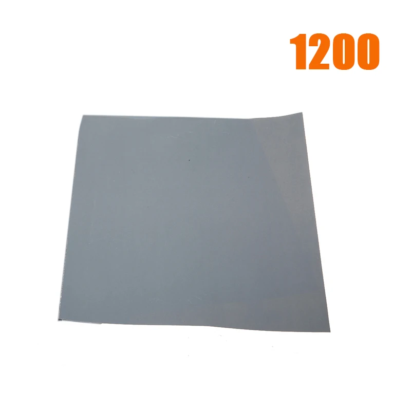 5pcs/set Sandpaper Wet And Dry 400 600 800 1000 1200 Grit Waterproof Grinding Polishing
