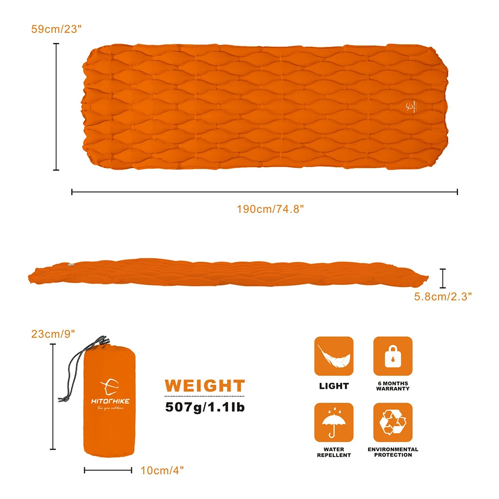 Inflatable sleeping pad  3.2
