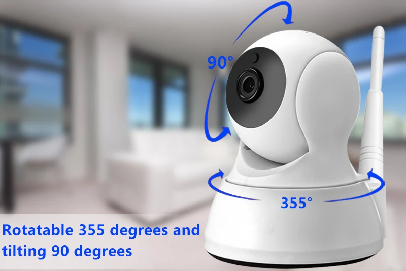Ip-камера для домашней безопасности двухсторонняя аудио HD 720P Беспроводная мини-камера 1MP ночного видения CCTV WiFi камера детский монитор