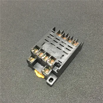 

5-20pcs PTF14A Mini Relay Socket Base for LY4NJ HH64P Power Relays 14 Pin Screw Terminal Din Rail Mount