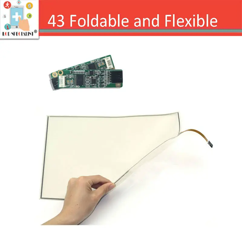 

4:3 Foldable and Flexible 17 Inch includes USB Controller 4 Wire Resistive Touch Screen Panel For photobooth/photo kiosk/Laptop
