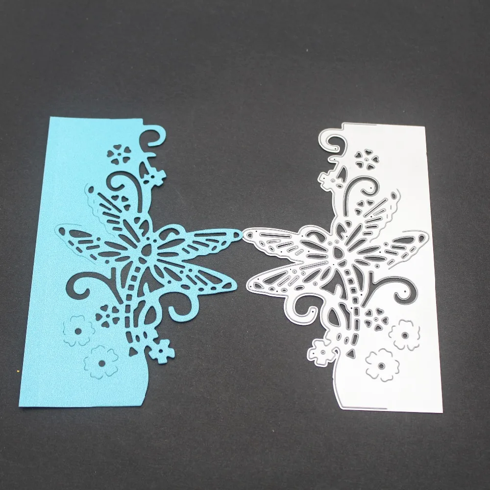 

New Design Craft Metal Cutting Dies cute die Silk flower border card Scrapbooking Album DIY Paper Card Craft Embossing Die Cuts