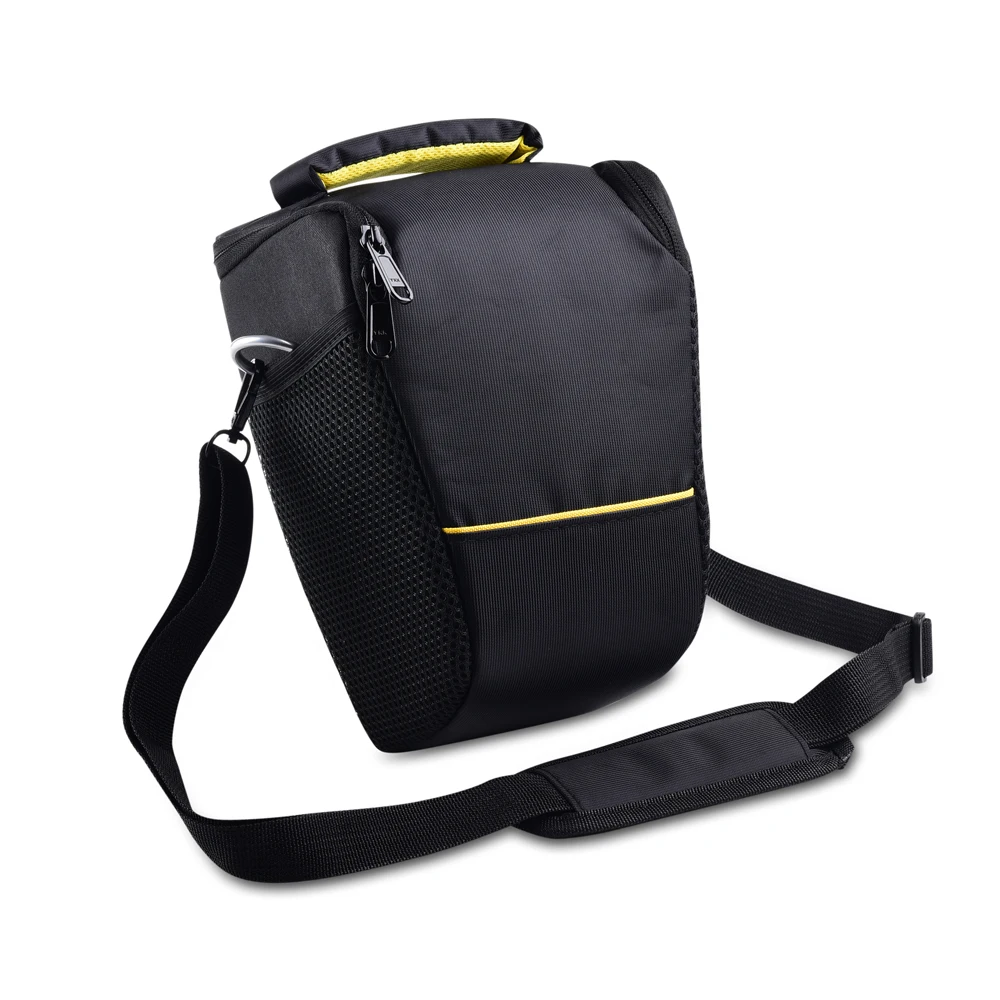Negro Cámara bandolera caso para Nikon D5300 D5600 D610 D7200 D7500 D810A