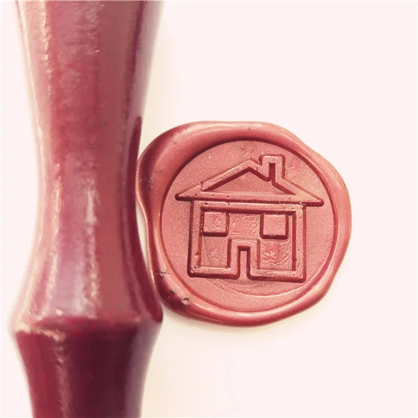 Real estate house room gift invitation seal personalized name/Sealing Wax/wedding Wax Seal Custom stamp Customize Box | Дом и сад