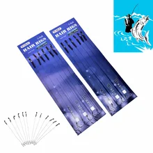 6 шт./компл. Рыбалка буровые установки для волос плетеная нить кривая хвостовиком рыболовный крючок с лески Карп буровых установок рыболовные принадлежности#6#8#10