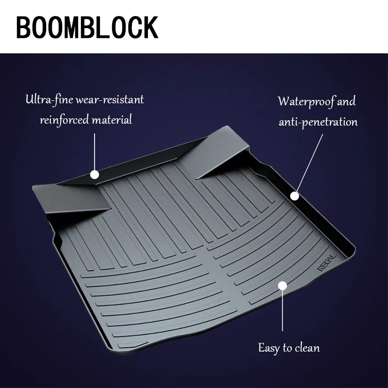 BOOMBLOCK For Buick Encore Envision Excelle GT Regal GL8 Verano LaCrosse Anti-slip Car Trunk Mat Tray Floor Carpet Pad цена BOOMBLOCK For Buick Encore Envision Excelle GT Regal GL8 Verano LaCrosse Anti-slip Car Trunk Mat Tray Floor Carpet Pad цены онлайн