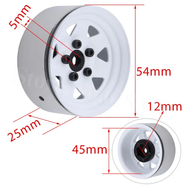 Best Offers 4-Pack Heavy Metal RC Rock Crawler 1.9" Beadlock Wheels Rim 12mm Hex Hub for 1/10 Axial SCX10 TAMIYA CC01 RC4WD D90 D110 Best Offers 4-Pack Heavy Metal RC Rock Crawler 1.9" Beadlock Wheels Rim 12mm Hex Hub for 1/10 Axial SCX10 TAMIYA CC01 RC4WD D90 D110