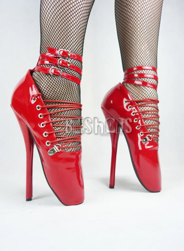 Aliexpress.com : Buy 18cm high ballet boots cosplay thin heel ...