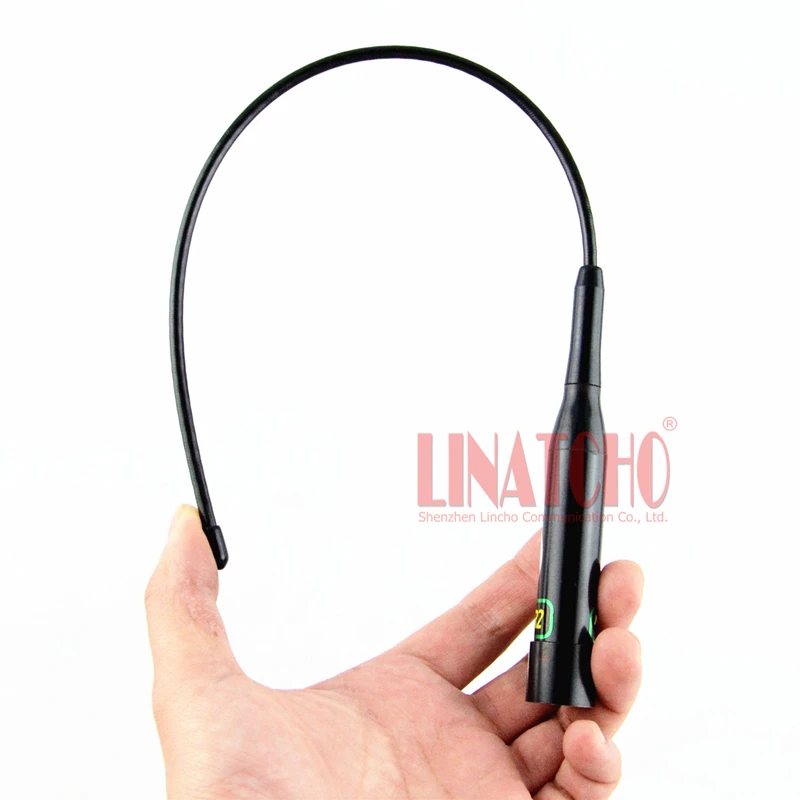Black R2 144 430MHz dual band short car two way radio mobile whip flexible antenna PL259 M male