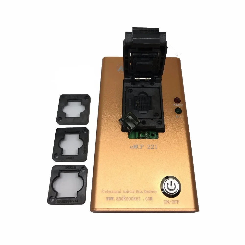 

EMMC221 socket data recovery device for android phone NAND flash chips Rescue Contacts,Messages,Pictures and recently files