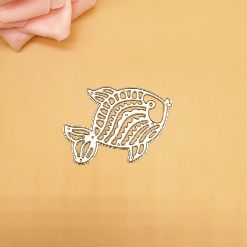 

Tropical Fish Animal Metal Cutting Dies cutter Knife mold Stencils For Card Making Clear Stamp Scrapbooking Paper Cards