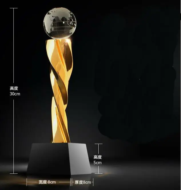 Высокое качество! 2018 Новый сплоченность наградной Кристальный трофей набор смолы приз металлический трофей Бесплатная надписи