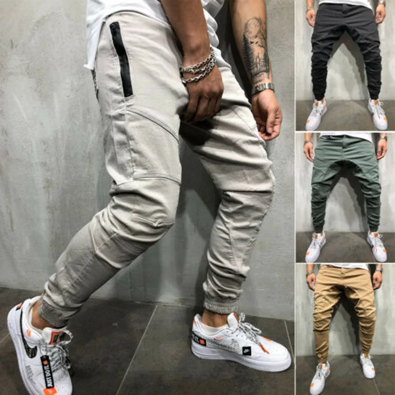 

2019 Brand New Style Hot Sale Men Long Casual Sport Pants Gym Slim Fit Trousers Running Joggers Gym Sweatpants