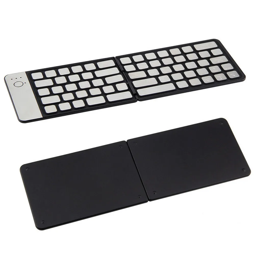 

Bluetooth 3.0 Waterproof Foldable Keyboard Wireless NEW Aluminium alloy Portable For Apple Android Microsoft System Tablet #SYS
