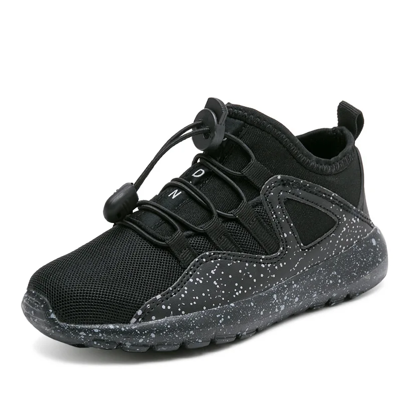 

Children Running Shoes for Boy Girl Kids Sneakers Breathability Mesh Cloth Baby Casual Shoes 2019 New Size 25-36 Black Red White