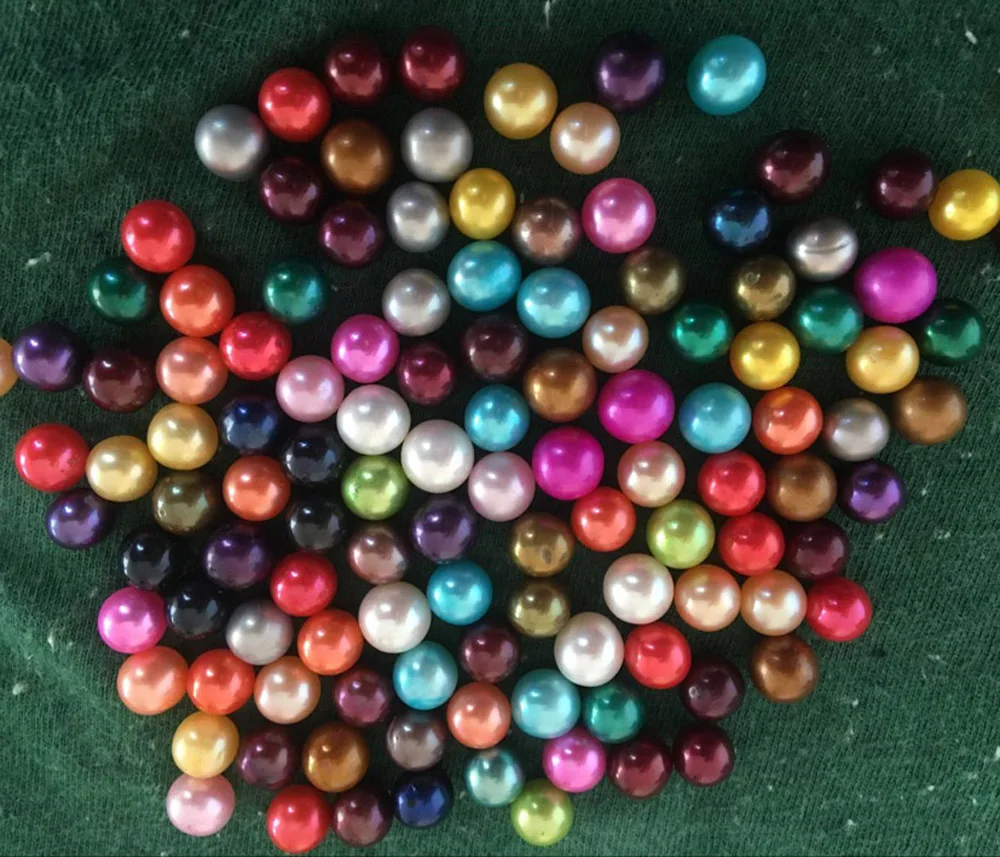 

6-7mm Round Mixed Colors Akoya Oyster Pearls AAA Quality Bright Color Round Akoya Pearls for DIY Jewelry Wish Pearl Beads FP143