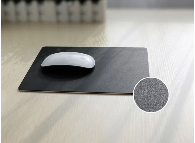  Aluminum Metal Leather Game Waterproof Mouse Pad PC Computer Laptop Gaming Mousepad for sc2 dota 2 