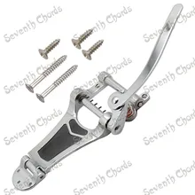 Набор Хром G ES 355 гитара вибрато мост задняя часть для арки Топ Archtop полый Полу полый джаз электрогитара