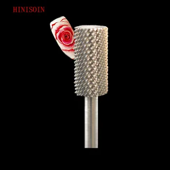 

2pcs HIVISOIN Carbide Nail Drill Bit - Small Barrel Bit - M(60010140)-Silver