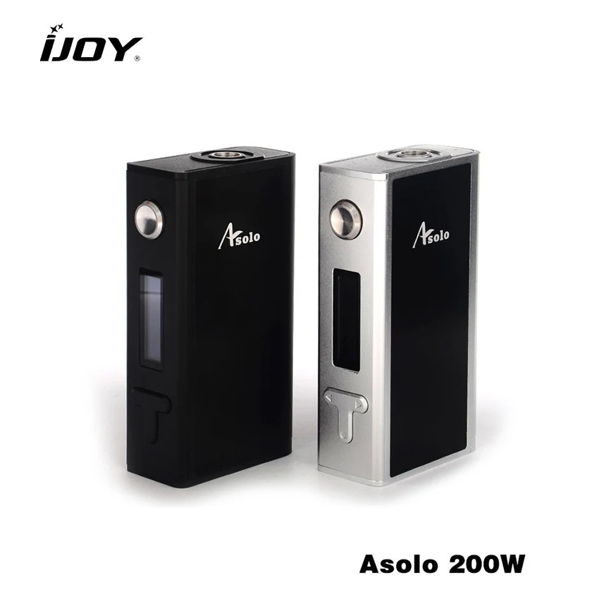 

Original IJOY Asolo 200W TC Mod Electronic Cigarette Mod 5-200W E Cigarette Mods 18650 Box Mod