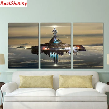 

3pcs,Diamond Embroidery,Star Wars spaceship,5D,diy Diamond Painting Cross Stitch,3d picture,Diamond Mosaic,home Decor H1294