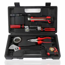 For 8 sets of household tool combination multi-function electrical maintenance manual metal toolbox tool sets
