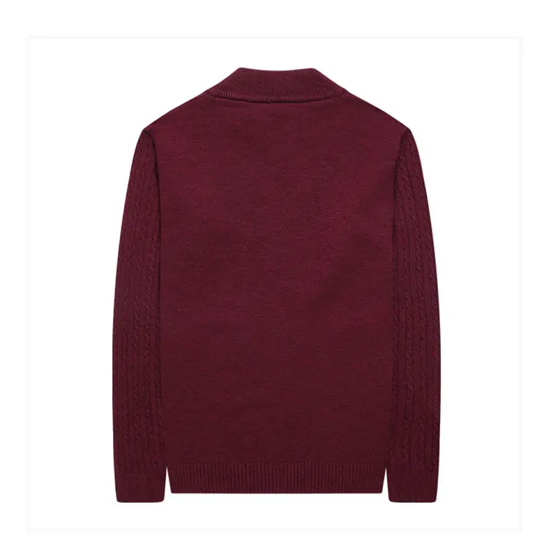 MuLS Colored Wool Men Cardigan Jackets Sweater Autumn Winter Zipper Sweater Male Cardigan Coats Men Fashion Knitwears Drop ship 02
