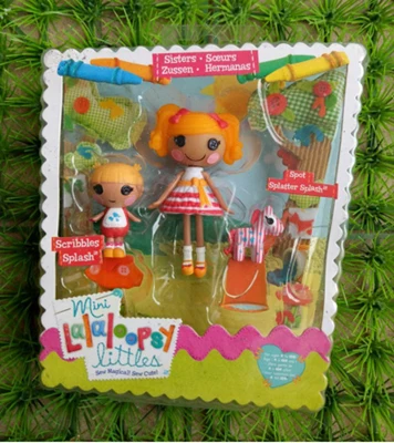 Новая мини кукла Lalaloopsy, серия сестер Littles, милая игрушка с фигуркой, детские куклы для девочек, детские рождественские подарки - Цвет: Золотой