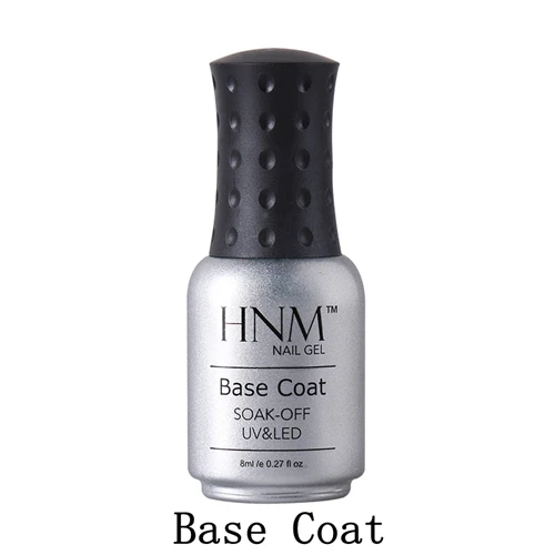 HNM 8 мл Лак для ногтей "Кошачьи Глаза" Nagellak Soak Off UV Nail Art Полуперманентная краска для тиснения гель лак Гибридный лак Lucky лак чернила - Цвет: base coat