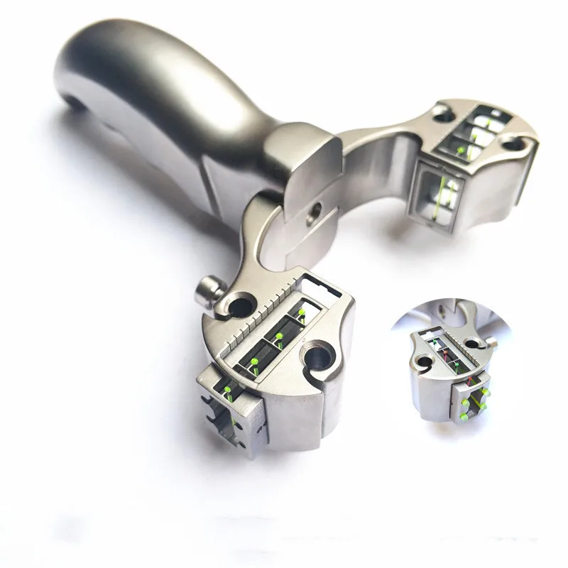 

Titanium alloy scanning card ball towed big power sniper eagle slingshot competitive bow