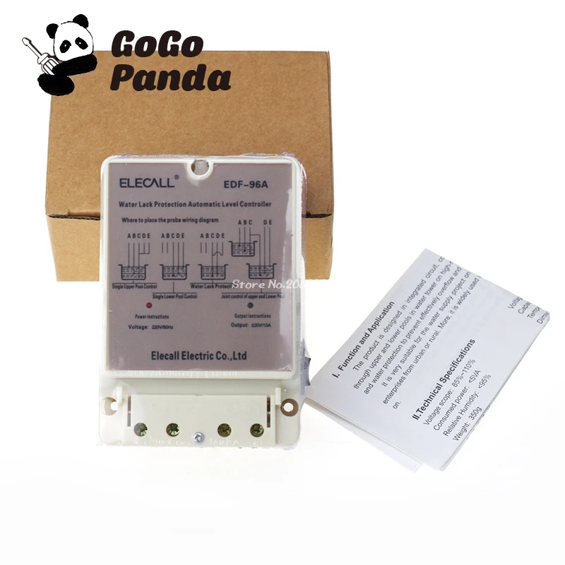

DF-96A DF96A 220V 10A float switch type Auto water Electronic Water Level Controller with English Ins trustion