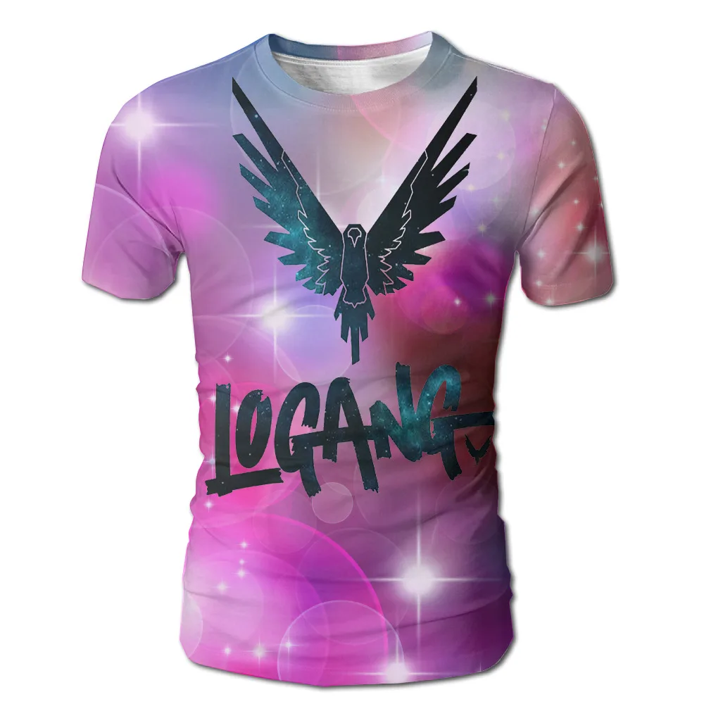 LOGAN PAUL MAVERICK Men's T-Shirts Short Sleeve T-Shirt Tee Full Print For Mens | Мужская одежда