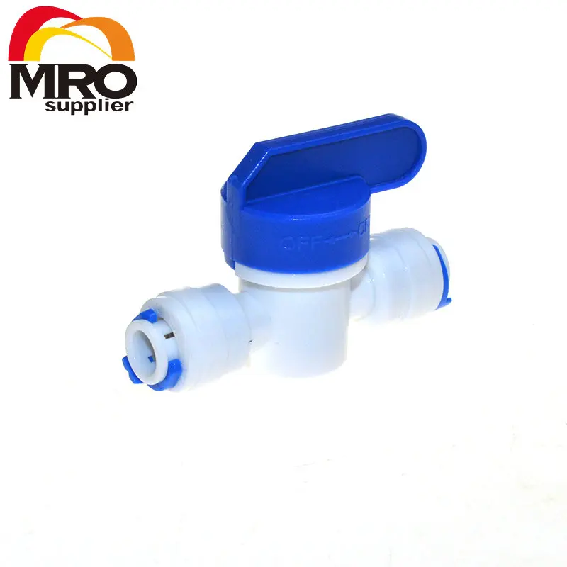 

Equal Straight OD Hose Quick Connection Ball Valve RO Water Reveser Osmosis Aquarium System Fittings