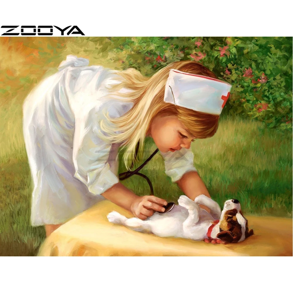 ZOOYA 5d алмазов картина полный круглый бриллиант товары для вышивки стены Стикеры