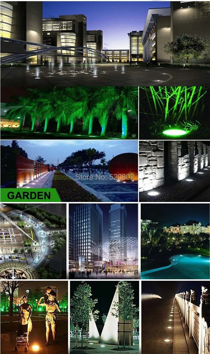 Conduzida à Prova Iluminação do Jardim Lâmpada ao ar Conduziu a Luz do Ponto Luz de Assoalho Subterrânea Dwaterproof Água 1led Recesso Quadrado Livre Luz 1w 19 Cheap Lâmpadas subterrâneas