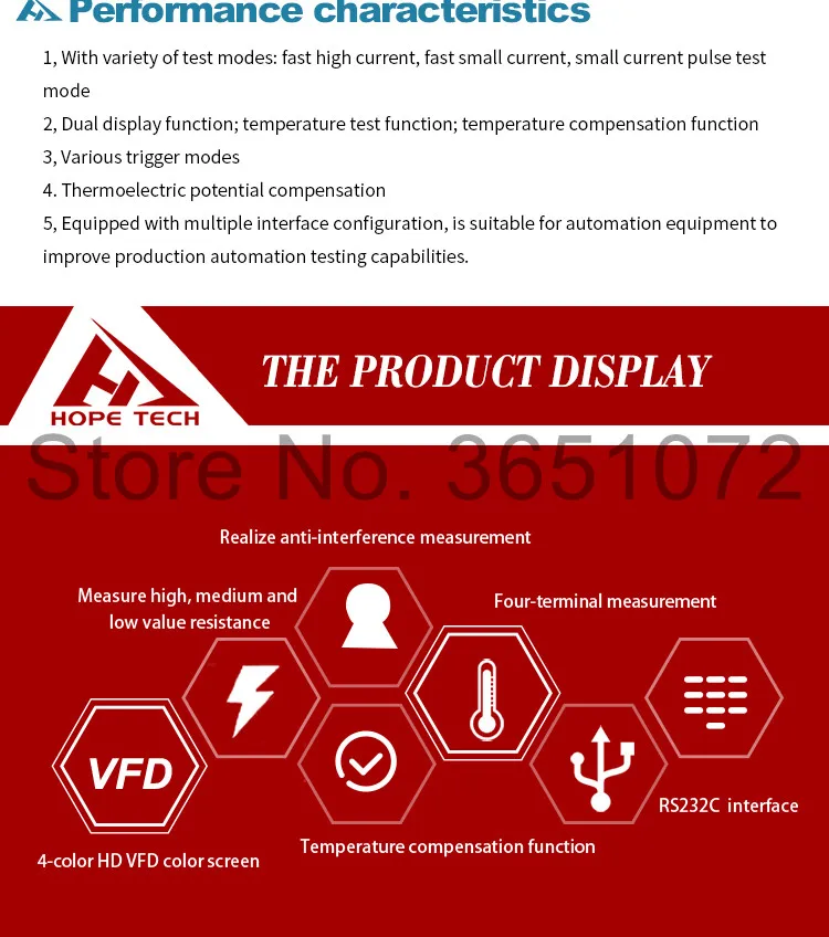 CHT3540-2 DC тестер сопротивления с дешевой ценой быстрая