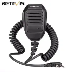 Retevis RS-113 2PIN удаленного Динамик микрофон для Kenwood Retevis H777 RT22 RT24 RT3 Baofeng UV-5R Walkie Talkie C9057A