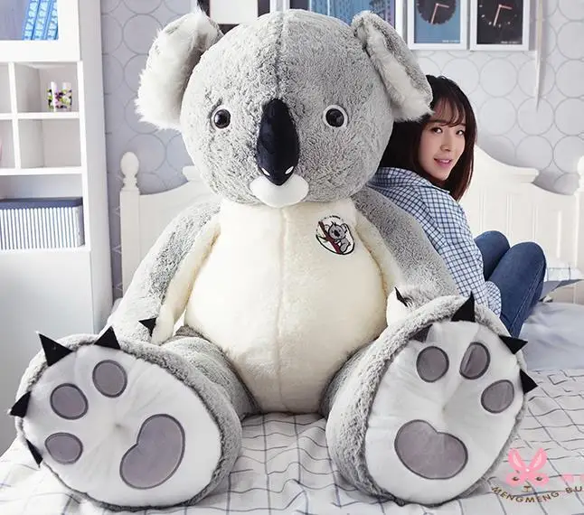 

90cm Height Giant Hung Big Australia Koala Cotton Plush Soft Toy Doll Stuffed Animal Gift