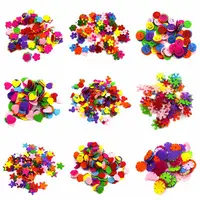 Круглый/Корона/платье с цветочным узором, платье на количество букв фетровой ткани аксессуар патчи круг Фетровые Подкладки, ткань патч, аксессуары 50 шт./пакет - изображение