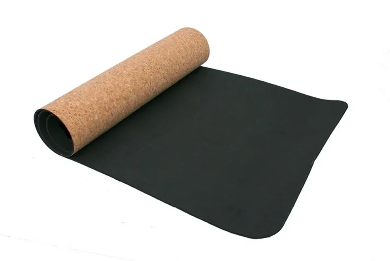 Нескользящий натуральный TPE + пробковый бренд коврик для йоги Антибактериальный коврик для ванной дышащий гимнастический коврик