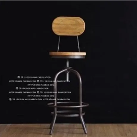 American Country Iron Stools Bar Stools Ikea Office Chair Lift