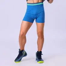 Для мужчин Pro спортивные узкие тонкая полоска быстросохнущие Тренировки сжатия капри укороченные Рубашки домашние для бодибилдинга бега тонкий Фитнес Yogaing MA13