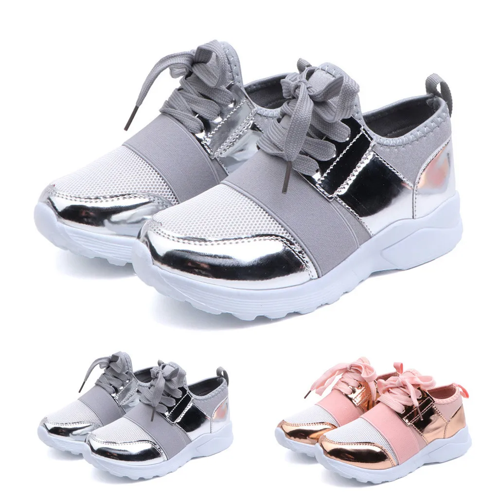 

Toddler Infant Kids Baby Boys Shoes Girls Mesh Casual Sports Children Running Shoes Sneakers Splicing mesh breathable tie