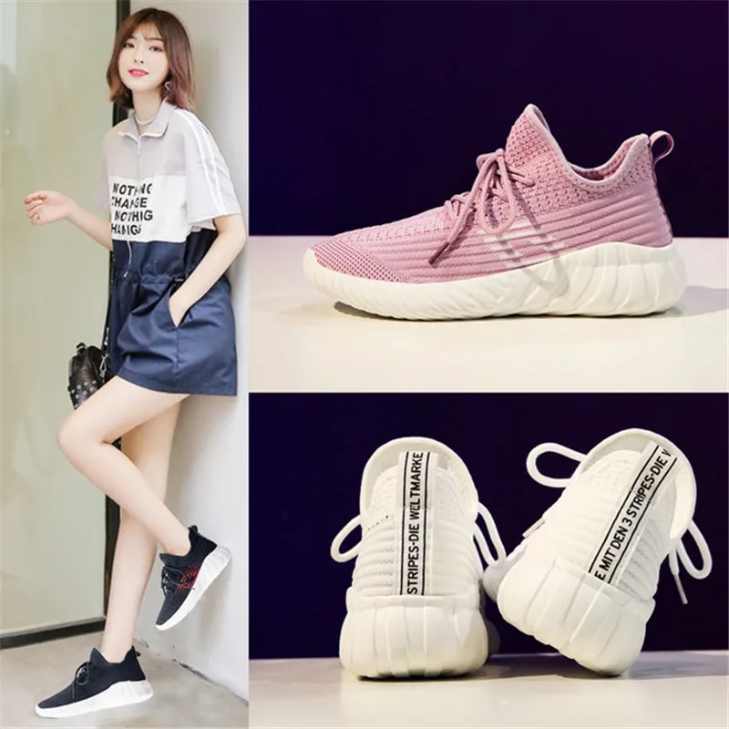 

Women's Sports Shoes 2019 Spring and Summer New Lightweight Breathable Mesh Shoes Outdoor Fitness Running Shoes Women Sneakers