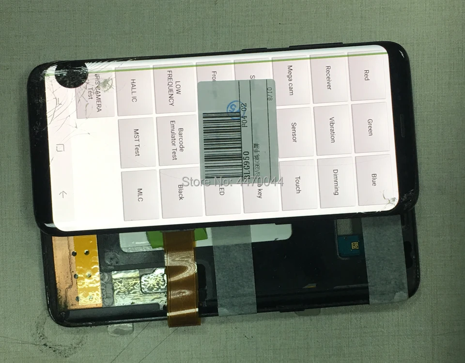 Дефектная практика ЖК-экран с рамкой используется для samsung Galaxy S8 Plus S7edge S7 edge разбитое стекло/рамка отделяющая обучение
