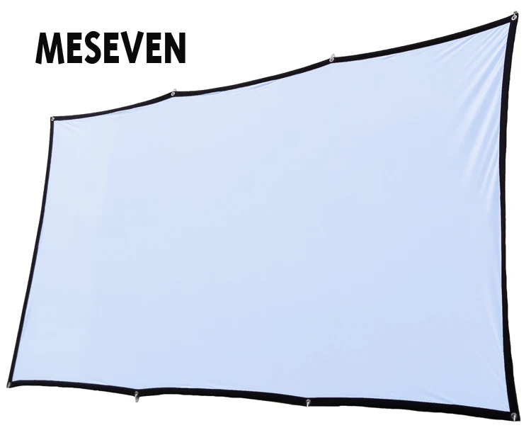 MESEVEN 60 100 дюймов 4:3 мягкий не складывающийся полиэфирный проекционный экран для